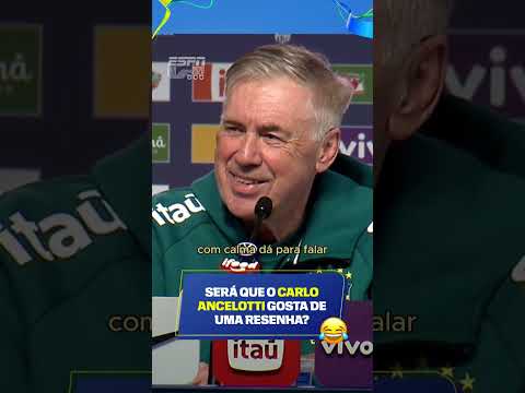 SIMPLESMENTE CARLO ANCELOTTI! 🤣 #shorts thumbnail