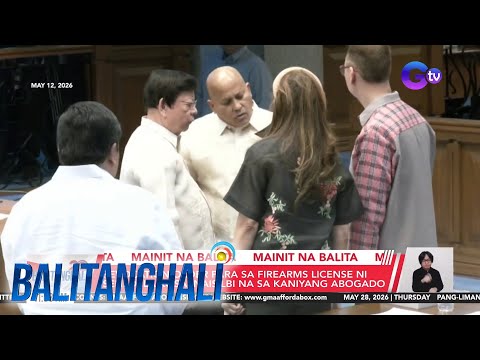 Revocation order sa firearms license ni Sen. Bato | Balitanghali thumbnail