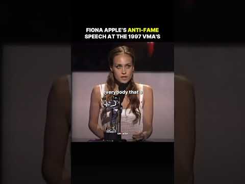 Fiona Apple’s Anti-fame Speech at The 1997 VMA's. thumbnail