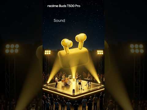 Feel Every Beat | 12.4mm Hi-Res Audio Drivers | #realmeBudsT500Pro thumbnail