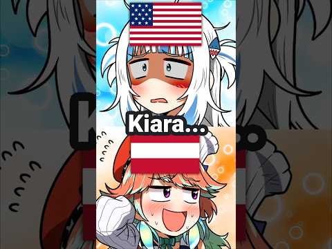 Kiara's Pronounciation Made Gura Lose It... #vtuber #hololive thumbnail
