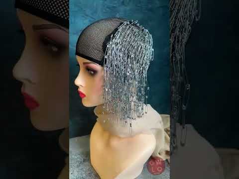🔥 إبداع مجنون: باروكة مصنوعة من الدبابيس! 😍🔥 thumbnail