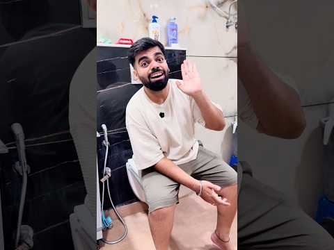 Gaurav toilet mai kya karta rehta hai #gauravaroravlogs #youtubeshorts #shorts thumbnail