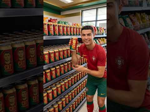 Football stars  Their carbonated drink  ?#football #ronaldo thumbnail