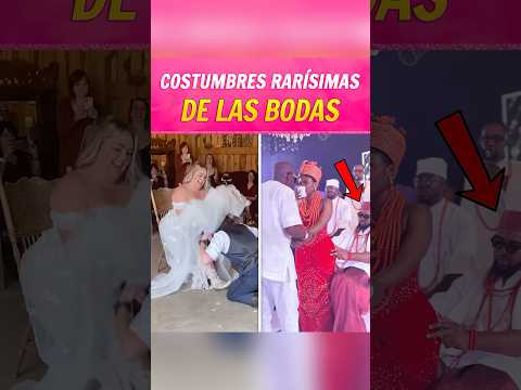 Costumbres Rarísimas en Las Bodas.                            #BodasRaras #Curiosidades #shortvideo thumbnail