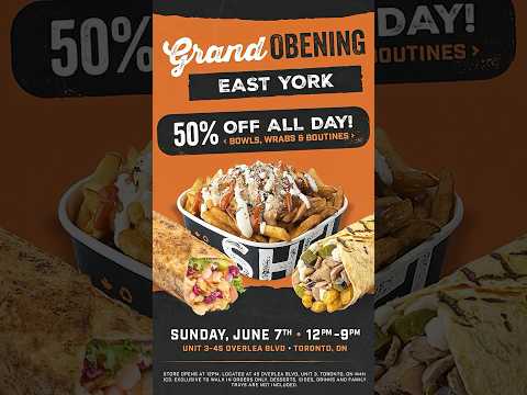 🎉 GRAND OBENING! 🚨 SHELBY’S EAST YORK🚨🗓️ Sunday, June 7th thumbnail