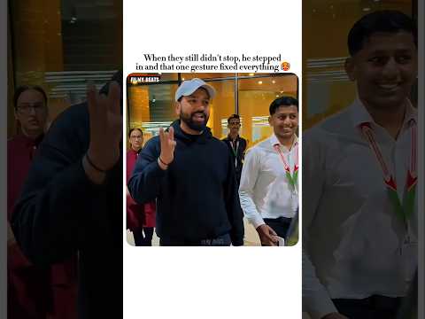 It took one firm gesture to finally shut it down 🥵 #rohitsharma #ritikasharma #mumbaiindians #edits thumbnail