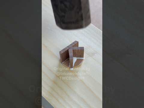 K-Shaped Wedge #shorts #woodworking #diy thumbnail