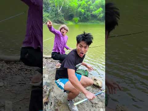 Cách câu cá dễ nhất thế giới? p10 #shorts #tiktok #foryou #fyp #xuhuong #langlieu thumbnail