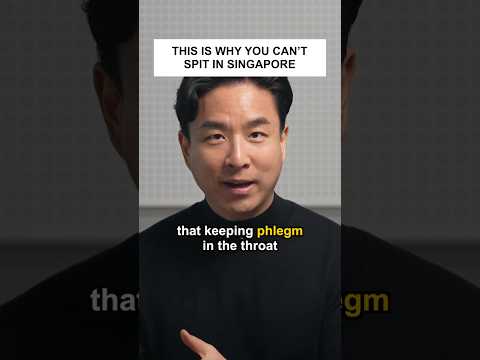 This Is Why You Can’t Spit in Singapore #shorts thumbnail