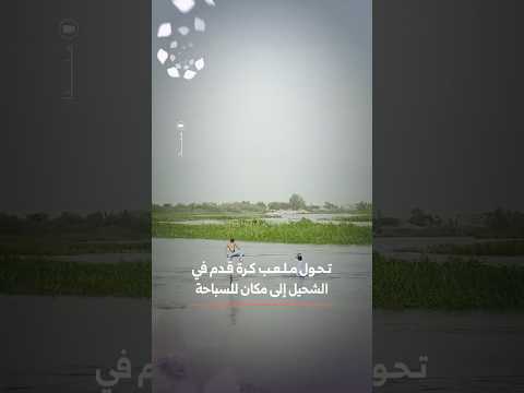 تحول ملعب كرة قدم في الشحيل بريف دير الزور إلى مكان للسباحة thumbnail
