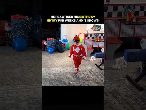 He Practiced His Birthday Entry for Weeks and It Shows. thumbnail
