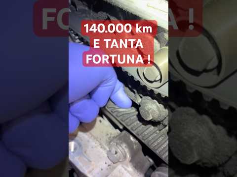 Fa rumore la cinghia ? Aspettiamo la fortuna ! E qua ce n’è tanta ! 140.000 km #officina thumbnail