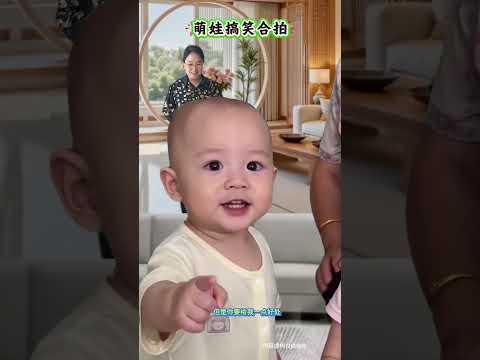 #特效製作萌娃合拍 #奶孫對話搞笑日常 #人小鬼大語出驚人 #看一遍笑一遍專治不開心 thumbnail