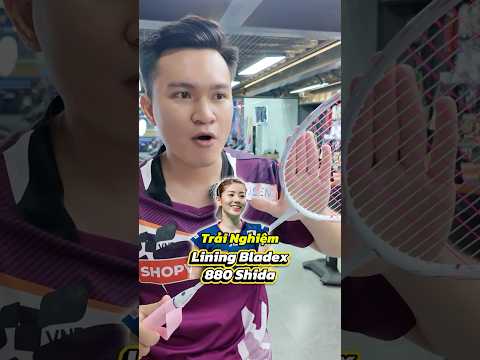 Test Siêu Phẩm Mới Nhất - Vợt Cầu Lông Lining Bladex 880 Shida #vnb #badminton  #caulong #shorts thumbnail
