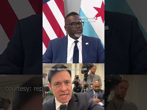 Reporter Hits Chicago Mayor With TEEN TAKEOVER Question thumbnail