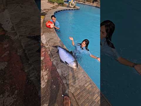 kk dapet ikan besar #trandingshorts thumbnail