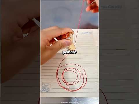 💄Une peinture magique avec un fil et du rouge à lèvres thumbnail