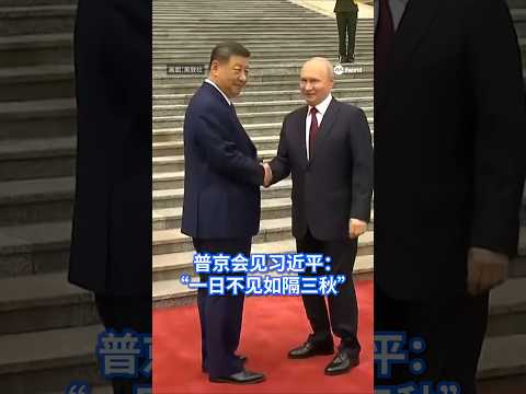 中国国家主席习近平同到访的俄罗斯总统普京举行会谈时指出，双方应该以更高质量的中俄全面战略协作促进各自国家的发展。#8视界新闻网 #China #Russia #diplomatic thumbnail