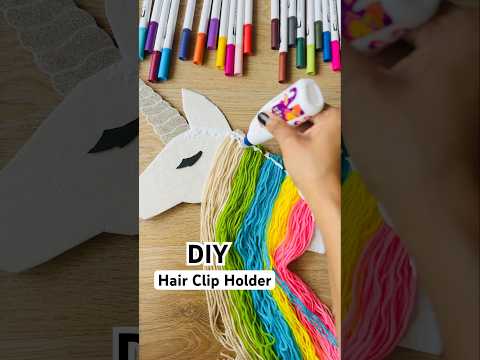 DIY Hair Clip Holder? #crafteraditi #handmade #diy #craftactivity #useful #quickcraft @CrafterAditi thumbnail