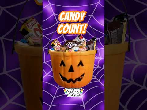 Count your HALLOWEEN CANDY! 🎃🍬🍭 #preschool #halloween #kidssongs #kidsvideo thumbnail