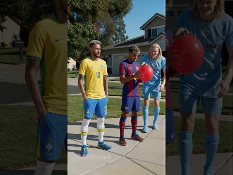 Neymar and Haaland Are Completely Unhinged 😂🎈 #football #haaland #parody thumbnail
