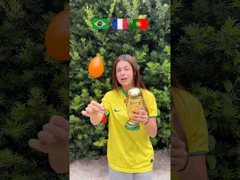 PREVISÕES DA COPA COM BALÃO !! #shorts thumbnail