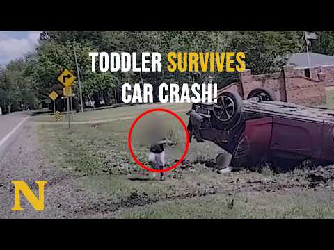Toddler Climbs Out of Car Wreckage After Dramatic Police Chase thumbnail
