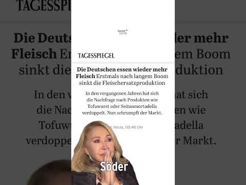 Die Deutschen essen wieder mehr Fleisch | heute-show #shorts thumbnail