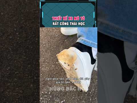 hỏng đôi giày 1000 đô vì gác chân nhầm vào ống pô xe mô tô thumbnail