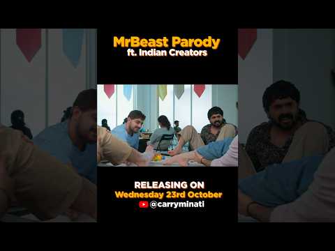 Mr Beast Parody Ft. Indian Creators #carryminati #bhuvambam #ashsishchanchlani #mrbeast #shorts thumbnail