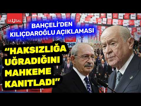 Devlet Bahçeli: "Kılıçdaroğlu'nun haksızlığa uğradığı mahkemeyle tescillendi" thumbnail