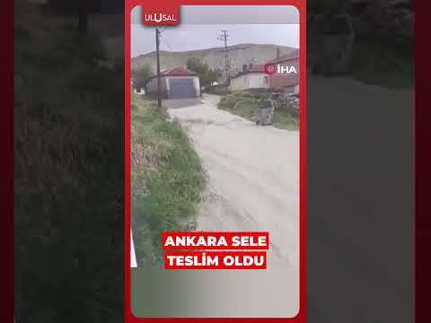 Ankara'da sağanak yağmur sonrası sel oluştu #shorts #ankara #sel thumbnail