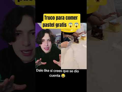 Truco para comer pastel gratis 😱😱 - Hey Crispin #humor thumbnail