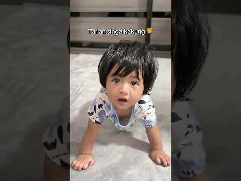 Tarian singa kakung 🦁 Jangan lupa buat senaman harian anda 👶🏻￼ thumbnail