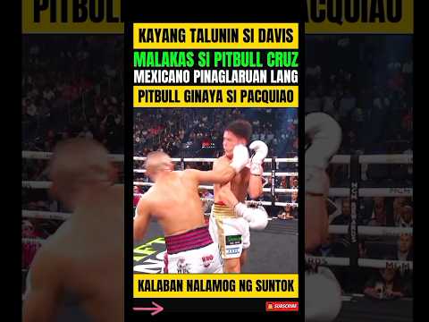 PITBULL KAYANG TALUNIN SI RYAN GARCIA! MALAKAS SI PITBULL, GINAYA SI PACQUIAO thumbnail