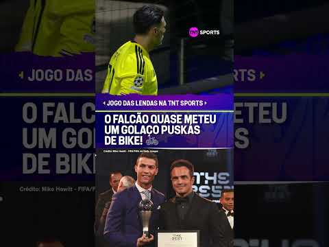 PUSKÁS QUE PARIU 🚲🚲... OU QUASE! OLHA O QUE O FALCÃO FEZ NO JOGO DAS LENDAS! #shorts thumbnail