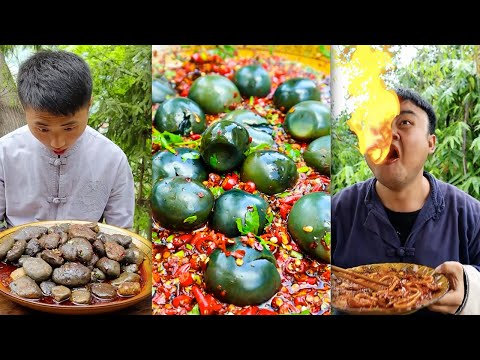 Eating the Weirdest Food! | Chinese food TikTok Funny Pranks | Songsong and Ermao thumbnail