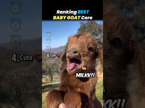 Ranking BEST BABY GOAT Core Moments!! ?? thumbnail