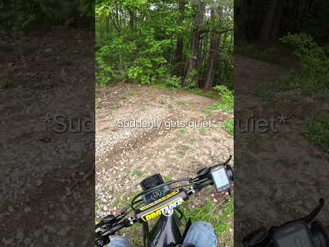 What Was That?!😱 #bikelife #ebike #dirtbike #surron #scary thumbnail