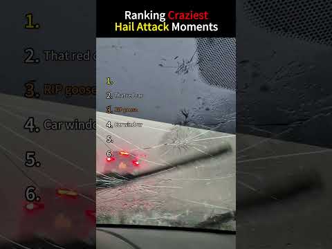 Ranking Craziest Hail Attack Moments #asmr #snow #funny #odlysatisfying #ice #satisfying #fyp thumbnail