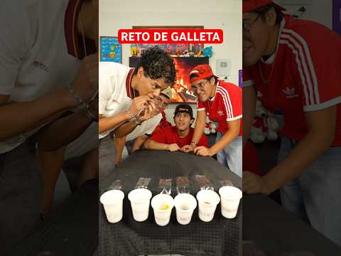 Reto de la Galleta 🍪😱 #lospqliares #shorts thumbnail