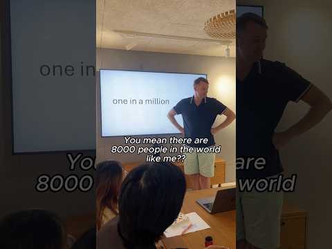 English expression ?? '1 IN A MILLION' thumbnail