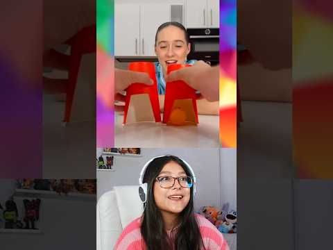 CÓMO HACER TRUCO DE MAGIA CON VASOS @JasminandJames #curiosidades #humor thumbnail