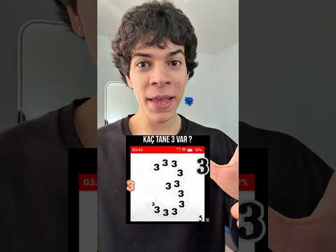 kaç tane 3 var thumbnail