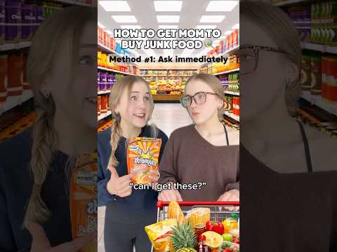 How to convince mom to buy junk food #skit #relatable #comedy #funny thumbnail