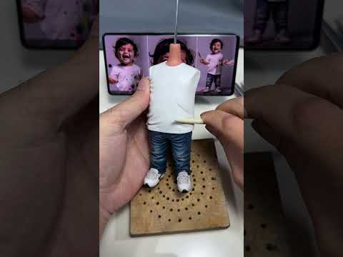 Part 2 ：Shaping an Indian Boy Covered in Paint | Handmade Clay Sculpture Art thumbnail