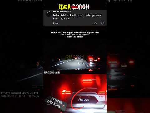 PUAS HATI "LAKI SEKOLAHKAN PROTON X70 YANG MAIN BRAKE CHECK DI FASTLANE" thumbnail