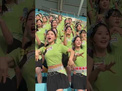 The Hui’an women cheer squad brought a refreshing touch of green to the Quanzhou stadium thumbnail