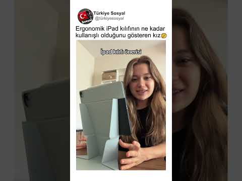 Ergonomik Olarak En İyi Tablet Kılıfını Gösteren Kız🤔👏 thumbnail